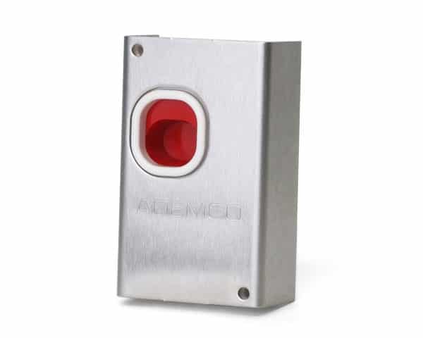ADT Hold Up Button Stainless Steel Wired To Security Systems For Safety ADT Hold Up Button Stainless Steel Wired To Security Systems For Safety
