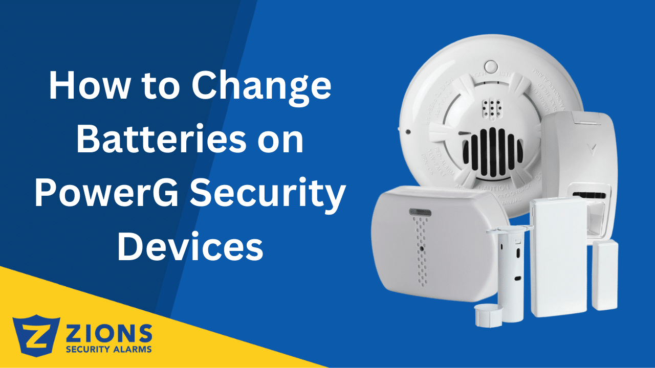 How to Change Batteries on PowerG Security Devices