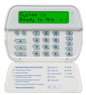 DSC Powerseries Full Message Keypad with RF Receiver