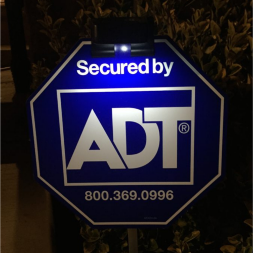 ADT Yard Sign - Zions Security Alarms