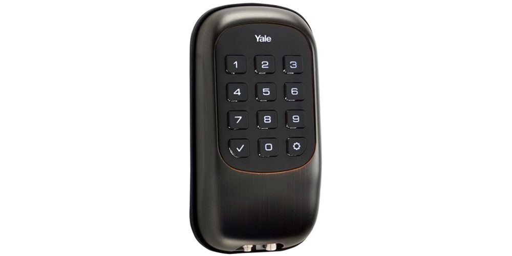 Yale Push Button Keyless Deadbolt ADT Pulse Approved Smart Lock