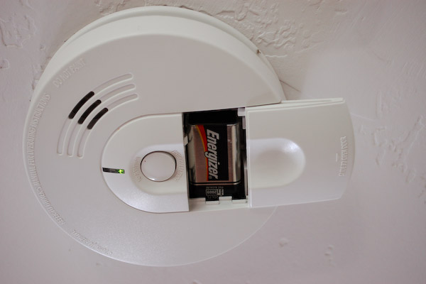 Chirping Smoke Alarm Battery Cover 