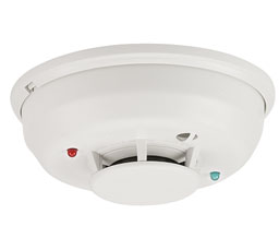 Hardwired 2-wire Smoke and Heat Detector with Siren