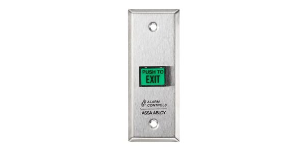 Narrow Request to Exit Illuminated Button