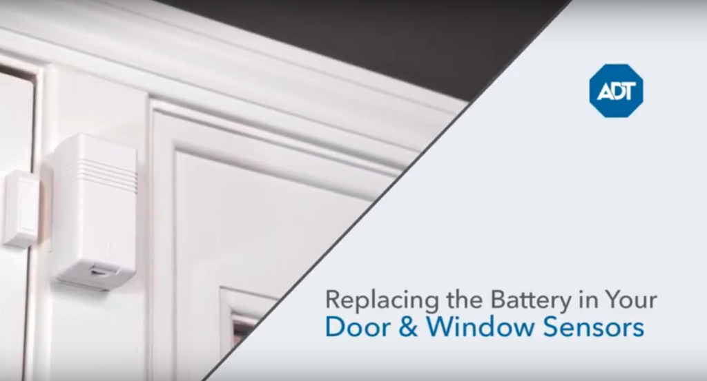 How To Replace Your Adt Door Window Sensor Batteries Zions Security