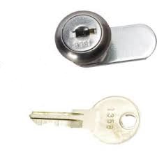 2 C420A Replacement Cabinet Drawer Lock Brass Keys fit CompX National 