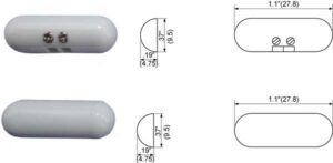 Hardwired Pill Terminal Sensor Outline