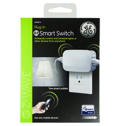 GE Z-Wave Plus Black Smart Remote Control Outlet in the Lamp & Light  Controls department at