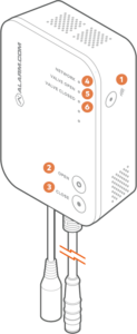 Smart Water Valve LED;s and Buttons Labled