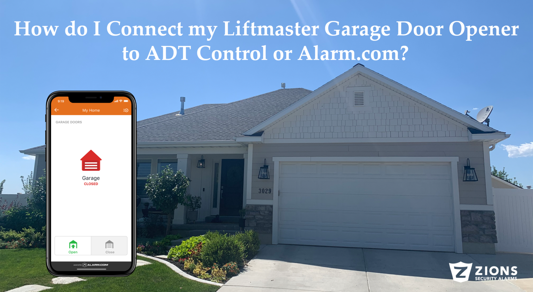 50  Add garage door to alarmcom Trend in 2021