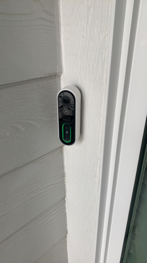 alarm.com doorbell installed