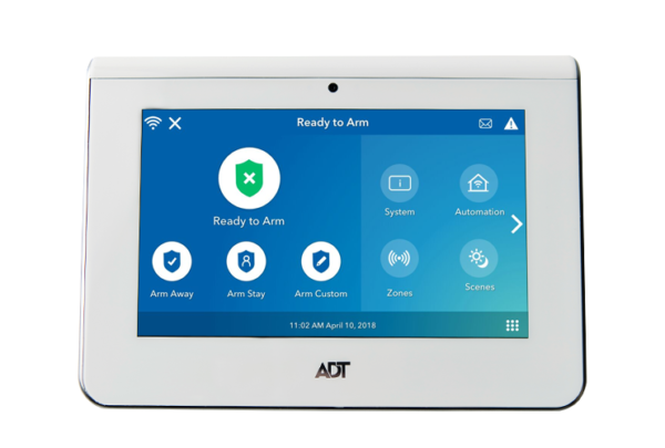 Depicts ADT Command Panel for reference. Links to ADT Command Panel Product Page on Zion's Security's website.