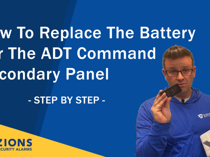 How to Replace your ADT Command Secondary Touchscreen Keypad Battery