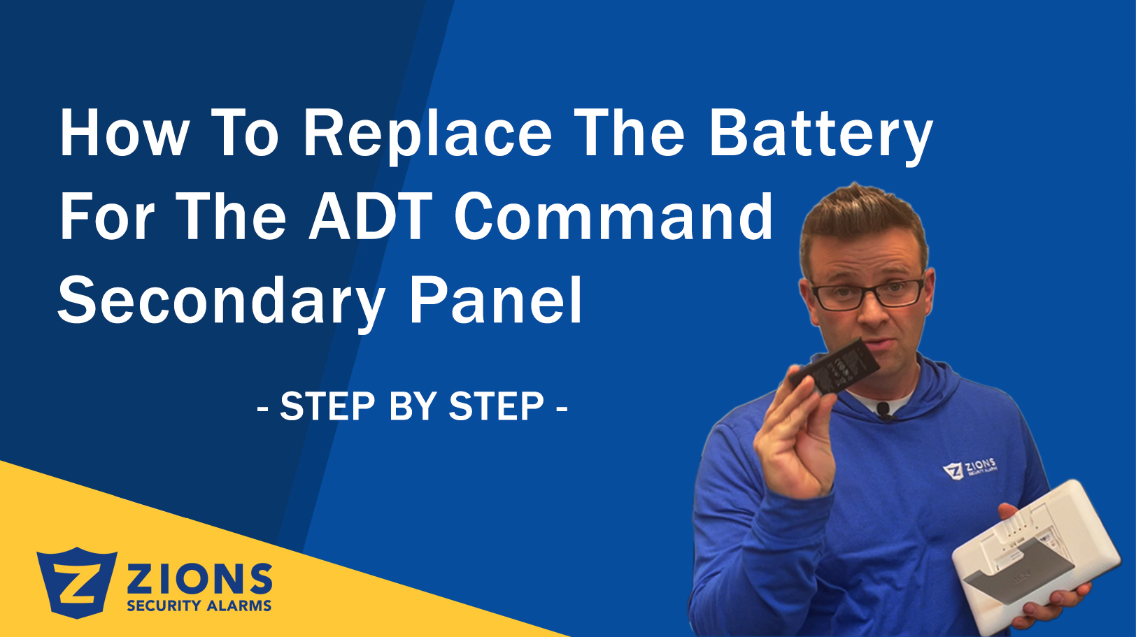 How to Replace your ADT Command Secondary Touchscreen Keypad Battery