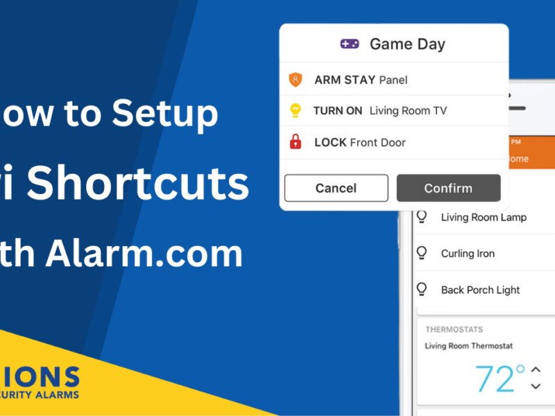How to Set up Siri Shortcuts with Alarm.com