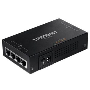 65W 4-Port Gigabit PoE+ Injector