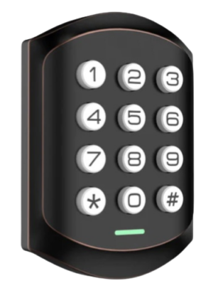 Keyless Pushbutton Smart Lock - Oil Rubbed Bronze