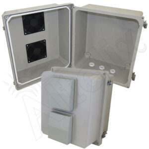 Fiberglass Weatherproof NEMA Enclosure 14x12x10