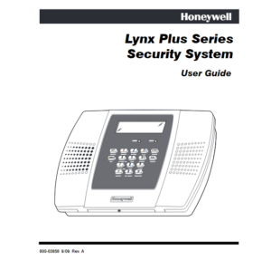 Honeywell Lynx Plus User Manual