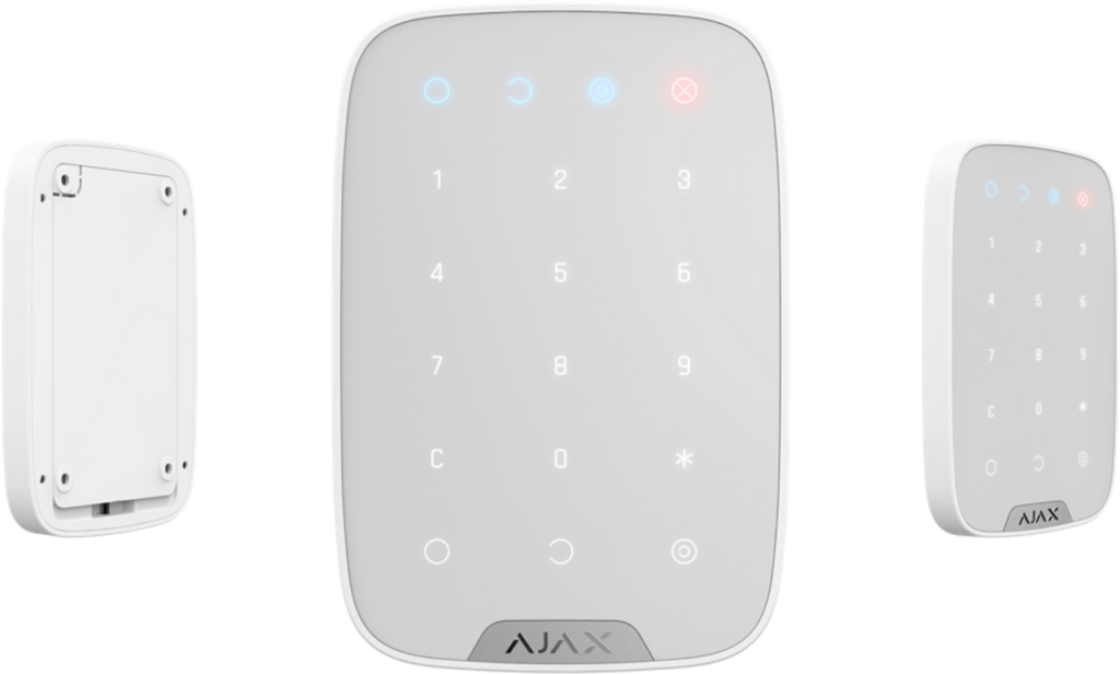 Ajax Wireless Touch Keypad - White