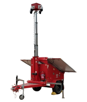 Big Red Mobile Surveillance Trailer