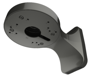 ClareVision Wall Bracket for Fixed Lens Turret Cameras - Black