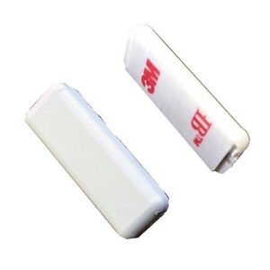 Overmolded White Nd Magnet with VHB Tape