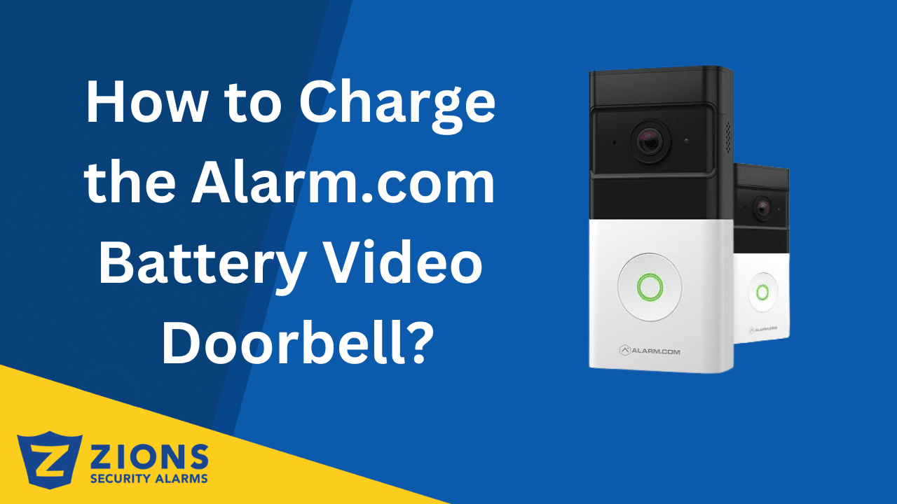 How to Charge the Alarm.com Battery Video Doorbell?