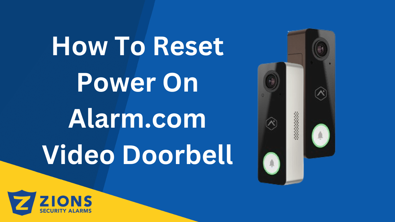 How to Reset Power on Alarm.com Video Doorbell