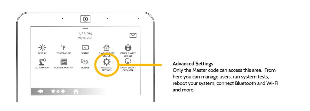 advanced setting
