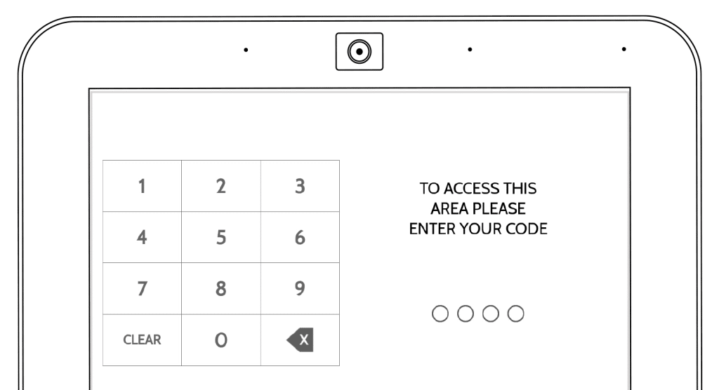 Access code for Qolsys IQ panel