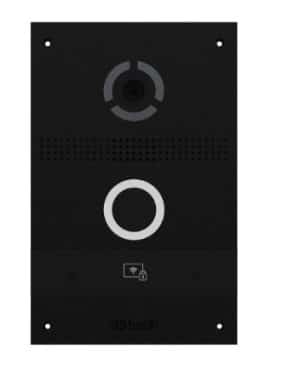 Single Button IP Video Intercom Panel - Black