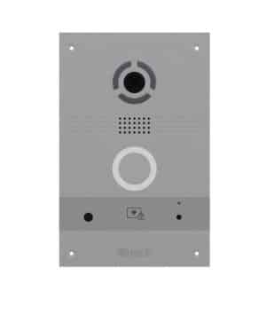 Single Button IP Video Intercom Panel - Silver