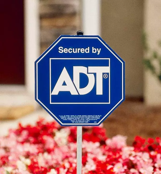 ADT yard sign