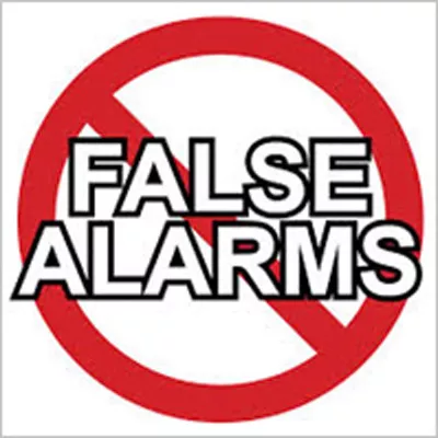 no false alarms
