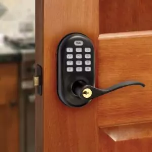 Yale Security Lever Push Button with Z-wave