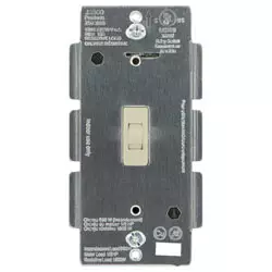 ADT Pulse Jasco Almond Toggle On/Off Light Switch 45760