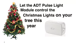 Control your Christmas tree lights with ADT Pulse lamp module
