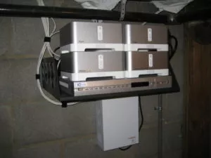 4 sonos connect in basement with DVR