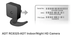 ADT Pulse RC8325-ADT Indoor Night HD Camera