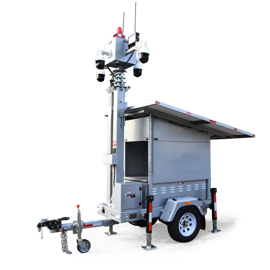 Mobile Video Surveillance Trailer