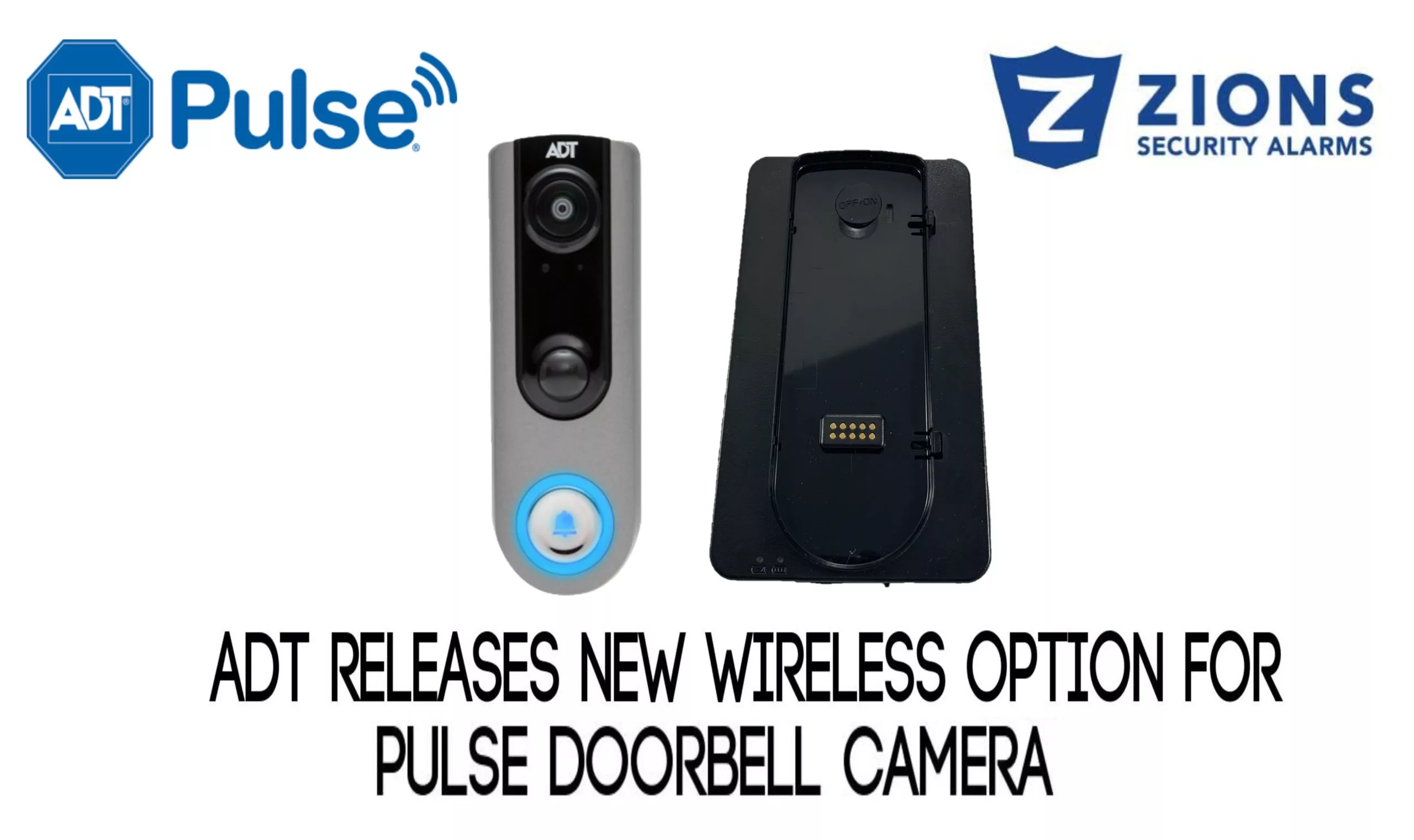 ADT pulse battery pack new doorbell camera