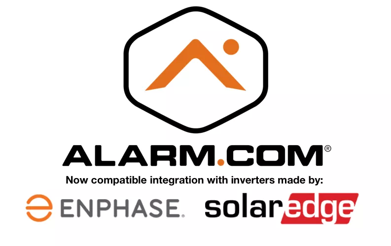 Alarm.com Solar Integration with Enphase and solaredge