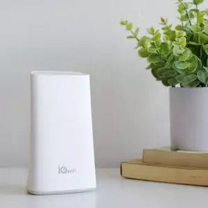 IQ WiFi Mesh Router on table