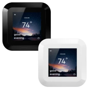 Alarm.com Smart Touchscreen Thermostat - Black & White