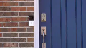 Installed Alarm.com Wireless Video Doorbell