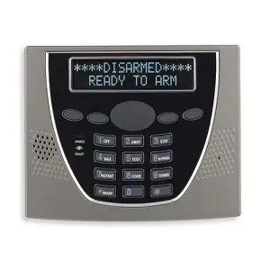 Honeywell Home Alpha Keypad - Silver and Black