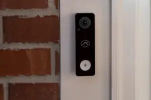 Installed Alarm.com Battery Free Video Doorbell
