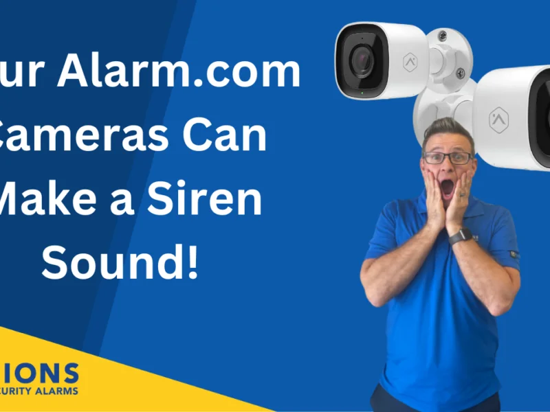 Your Alarm.com Cameras Can Make a Siren Sound