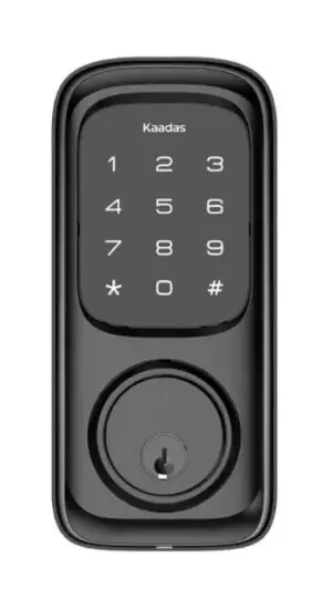 Touchscreen with Keyset Smart Lock - Matte Black